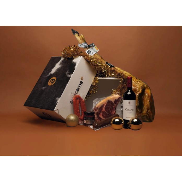 Cesta Navidad 2 +  Jamón de Bellota