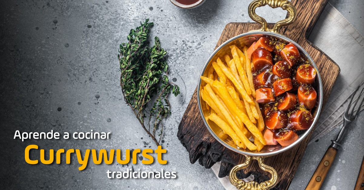 Aprende a preparar currywurst alemanas tradicionales